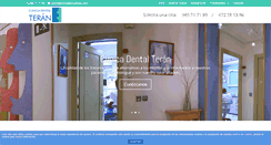 Desktop Screenshot of clinicadentalteran.com